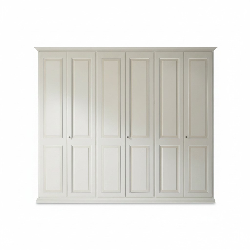 Kleiderschrank Möbel Garderobe Möbel Naturholz Schlafzimmer Weiß Neu