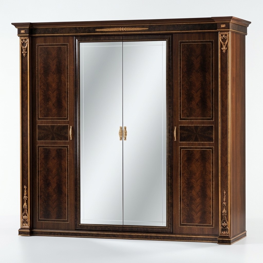 Kleiderschrank Schlafzimmer Holz Schrank Modern Stil Schränke Luxus Klassisch