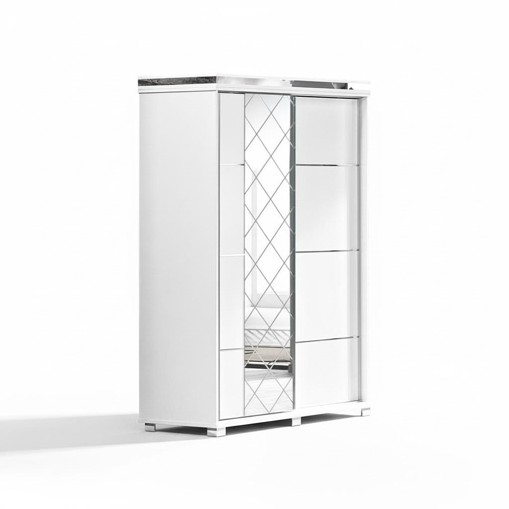 Kleiderschrank Schrank Holzschrank Weiß Schlafzimmer Schlafzimmer Schränke