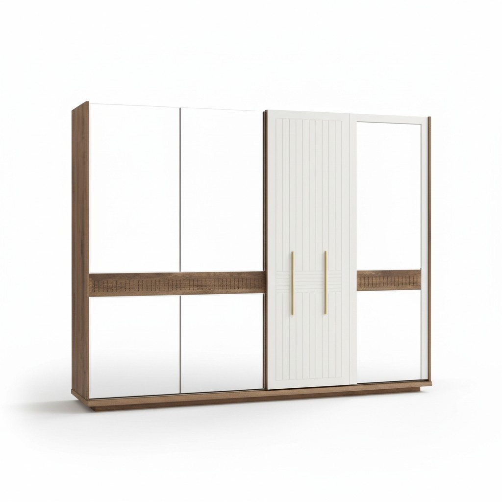 Kleiderschrank Schrank Luxus Holz Schränke Möbel Design Schlafzimmer