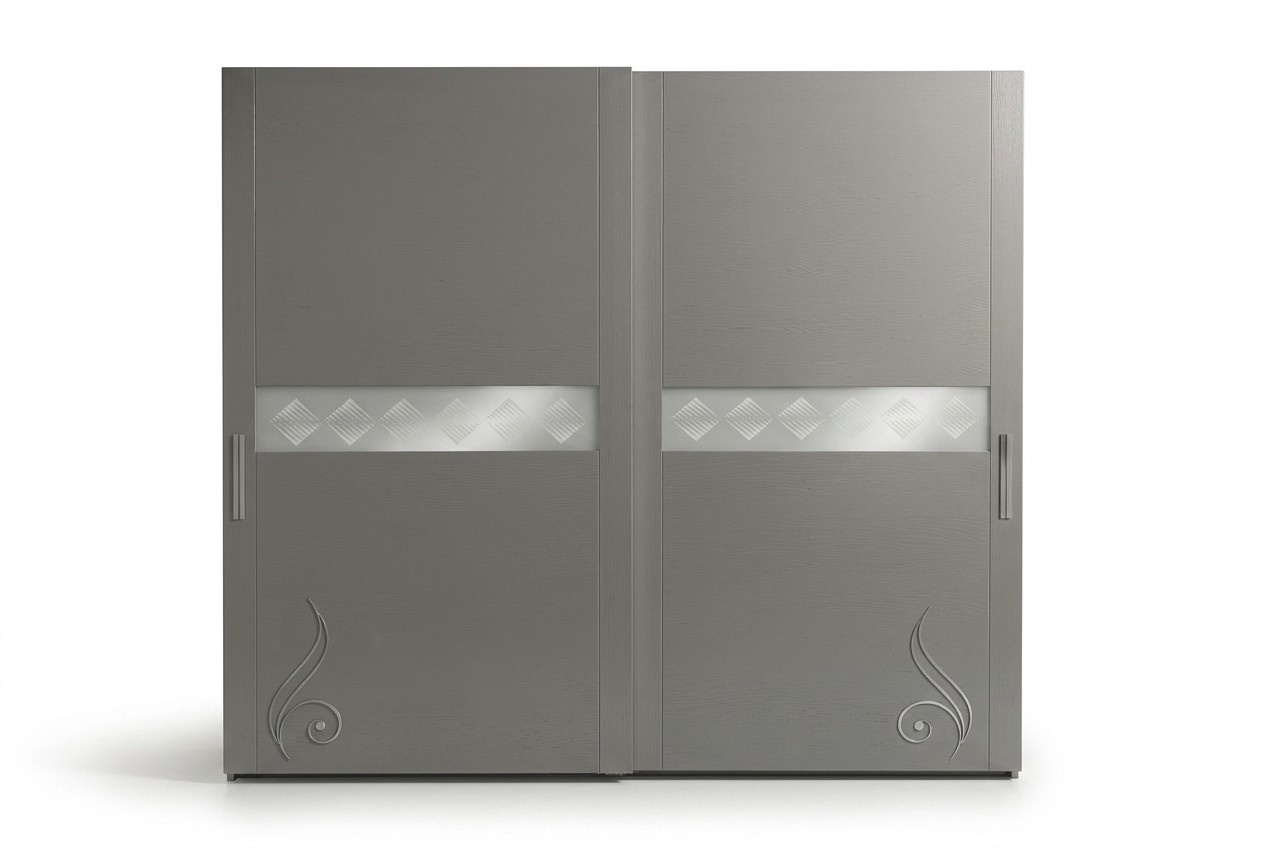 Kleiderschrank Schrank Luxus Schwebetüren Design Schränke Kleider Holz Möbel Neu