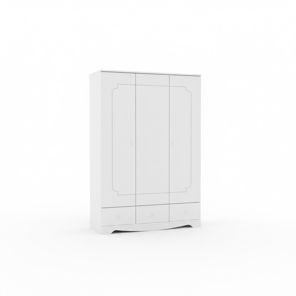 Kleiderschrank Schrank Möbel Schlafzimmer Schränke Holz Weiß Loft Einrichtung