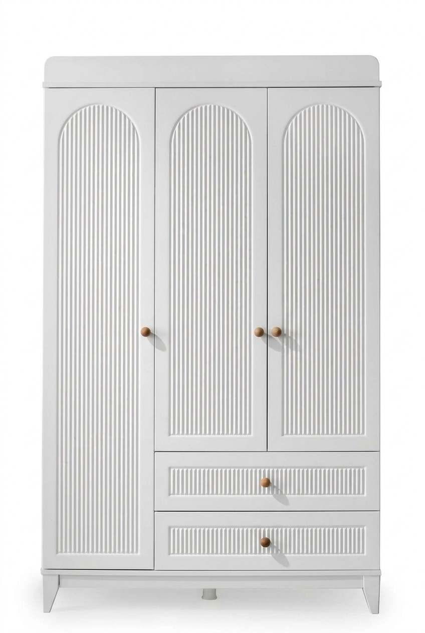 Kleiderschrank Weiß Elegantes Schlafzimmer Design Modern Möbel Luxus Neu