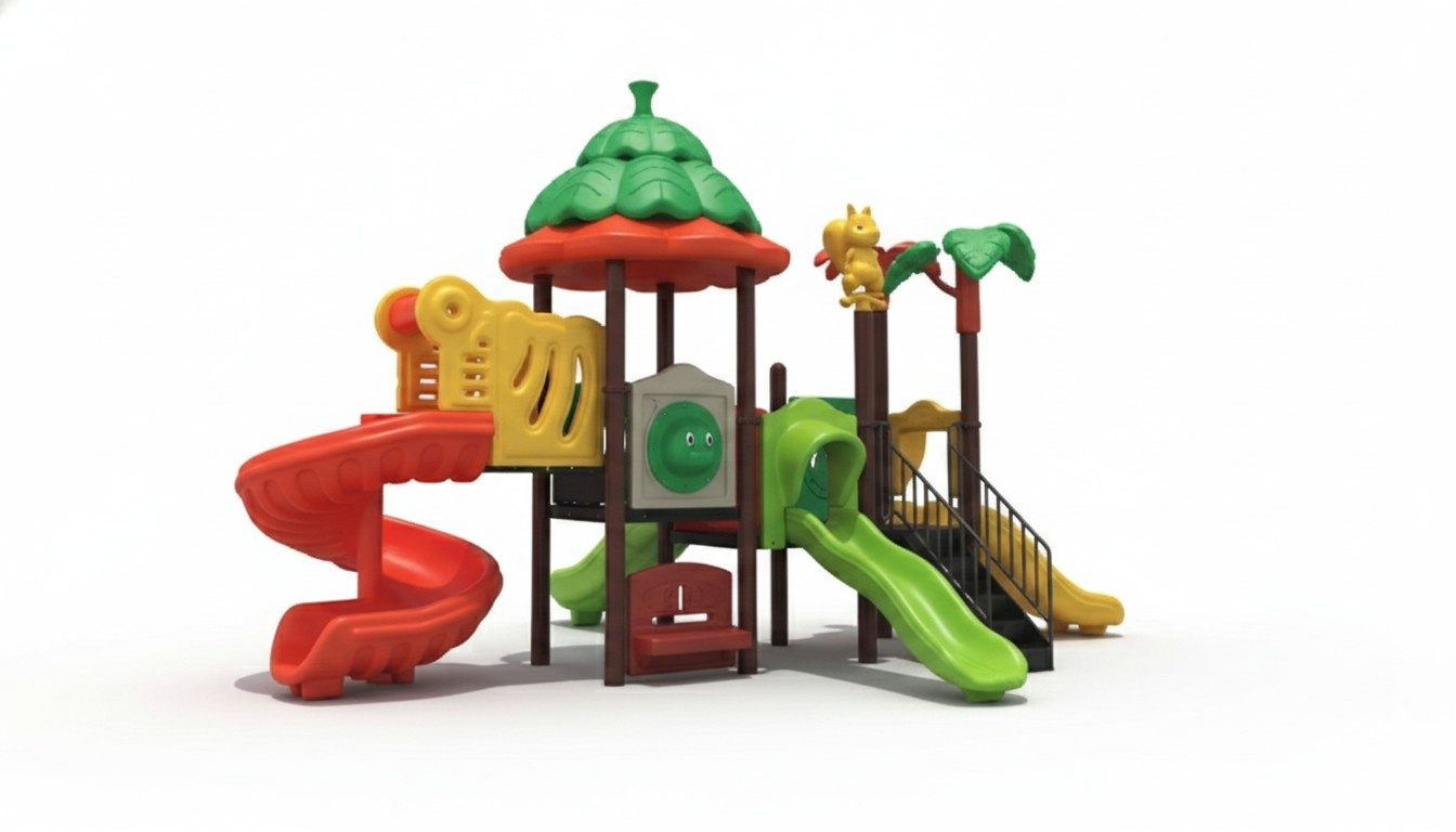 Kletterturm Kunststoff Spielhaus Outdoor Spielplatz für Kinder Garten
