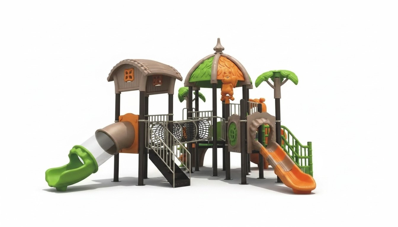 Kletterturm Spielhaus Spielplatz Garten Kinder Spielturm Kunststoffeturm