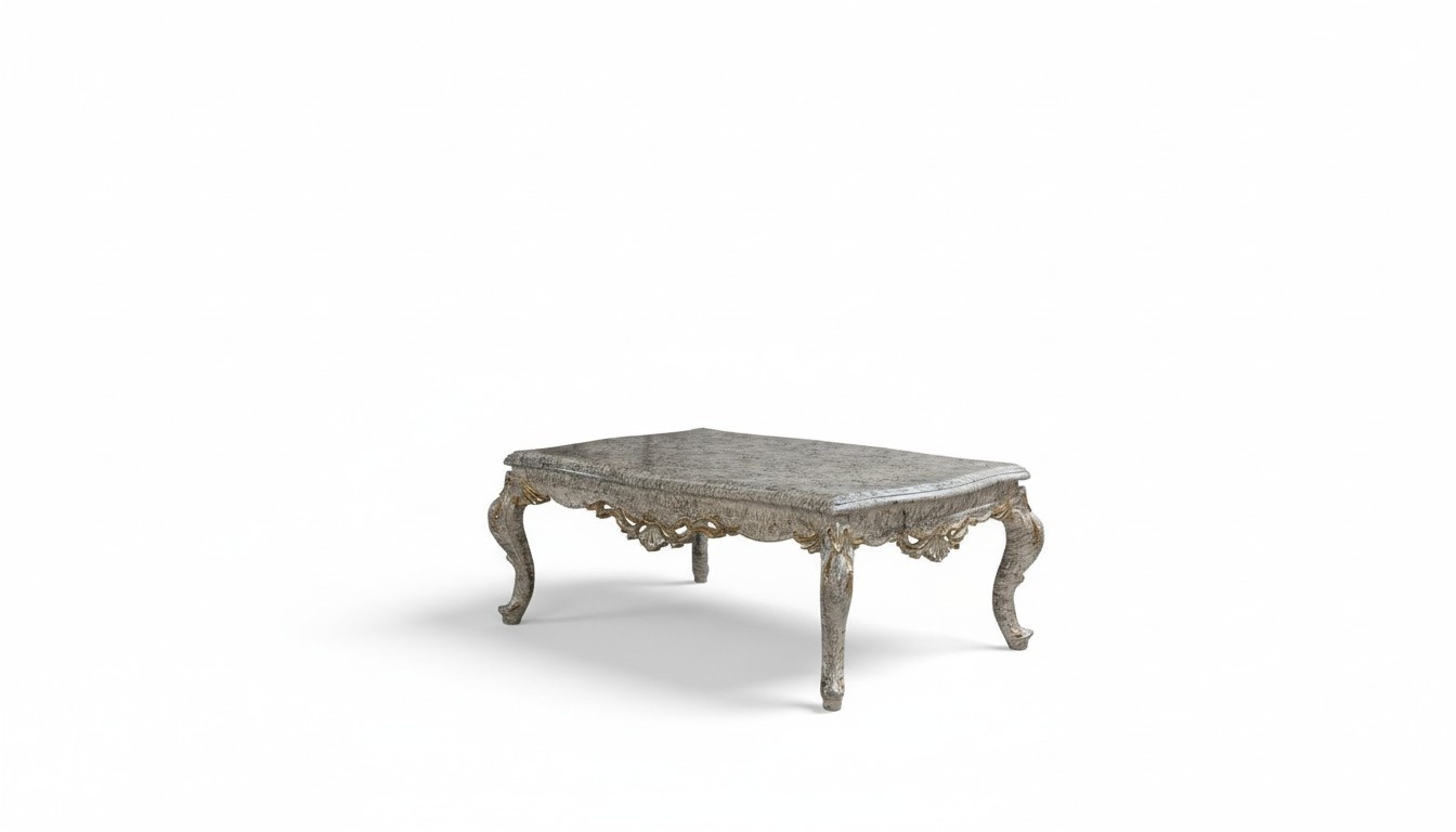 Königlicher Couchtisch Tisch Gold Tische Barock Rokoko Couchtische