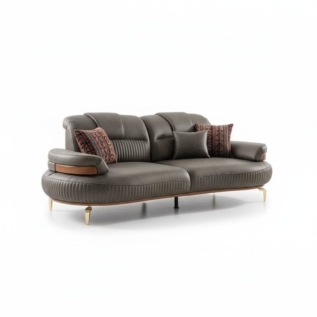 Komfortabler 3-Sitzer Sofa Zeitloses und Elegantes Design für Ihr Wohnzimmer