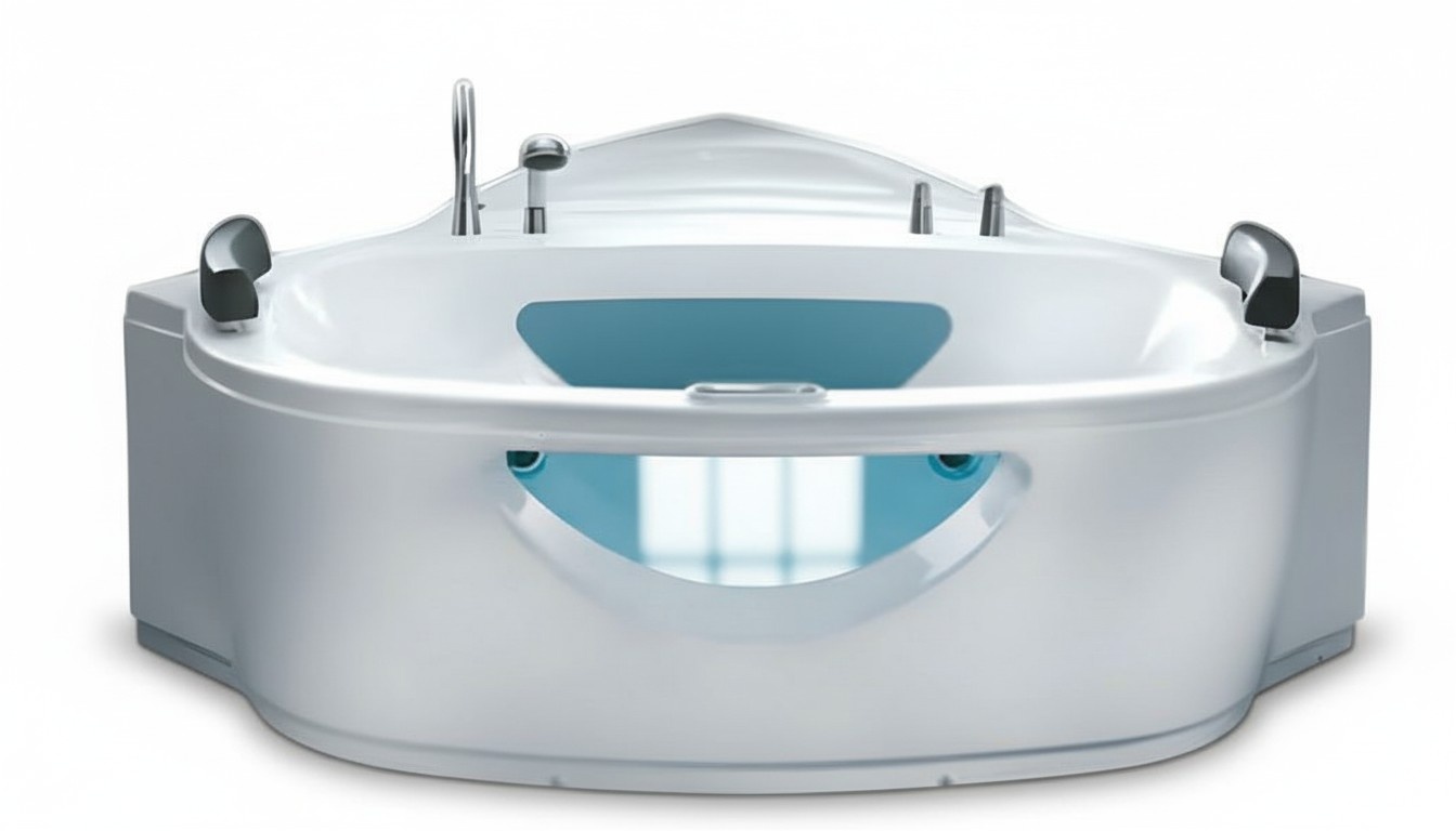 Komfortwanne Wanne Luxuswanne Acrylwanne Whirlpool Blubberbad 158x158 cm