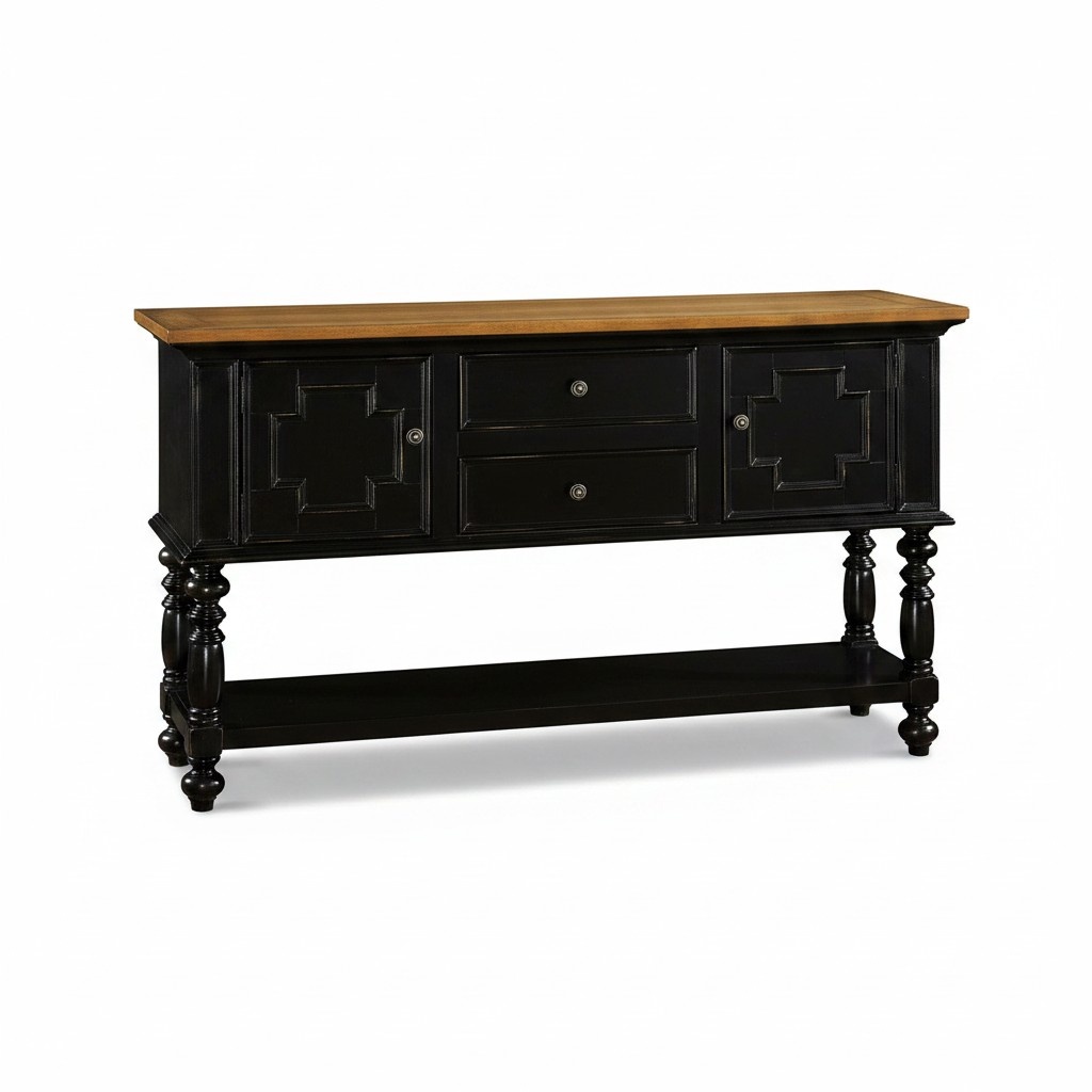 Kommode Anrichte Konsole Holz Schrank Garderobe Sideboard Design