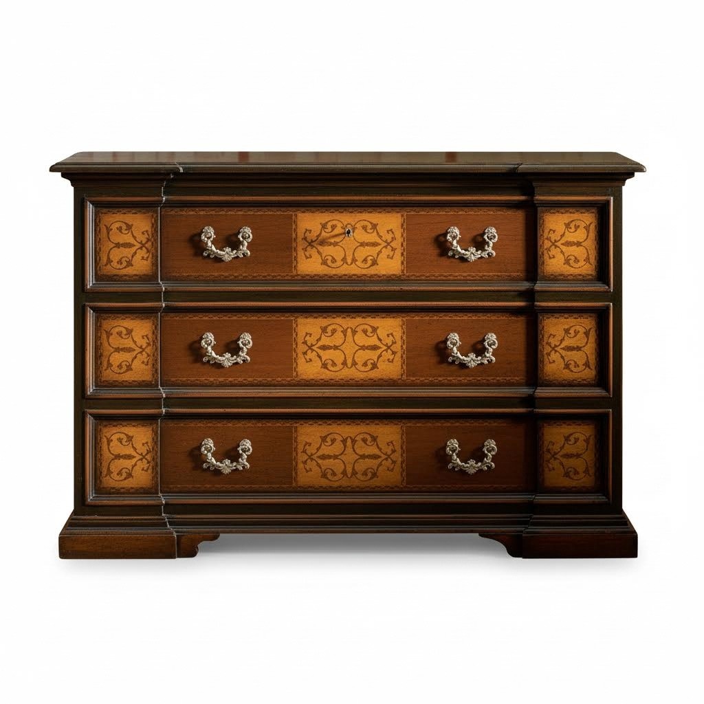 Kommode Anrichte Möbel Kommode Sideboard Schrank Klassische neu Kommoden Holz