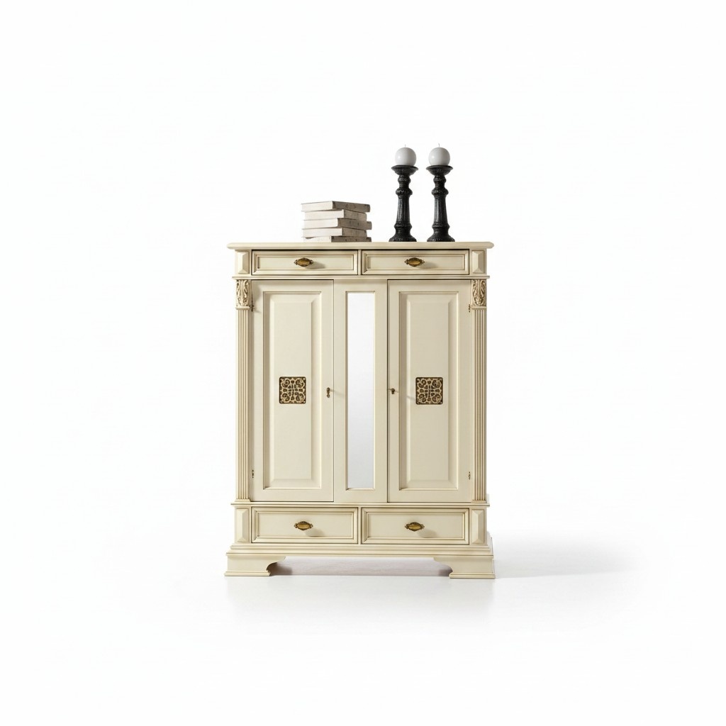 Kommode Anrichte Schrank Sideboard Garderobe Italienische Möbel Antik