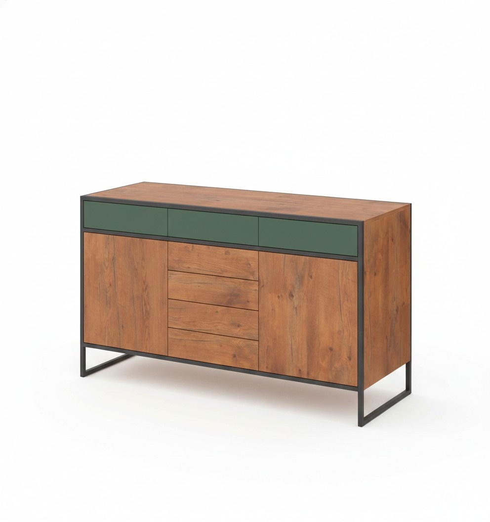 Kommode Braun Elegantes Design Modern Möbel Schlafzimmer Schrank Schön