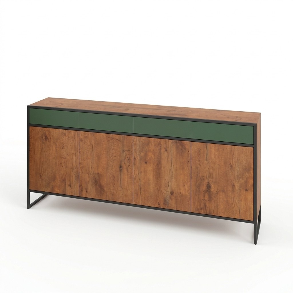 Kommode Braun Elegantes Kommoden Luxus Holz Schrank Schlafzimmer