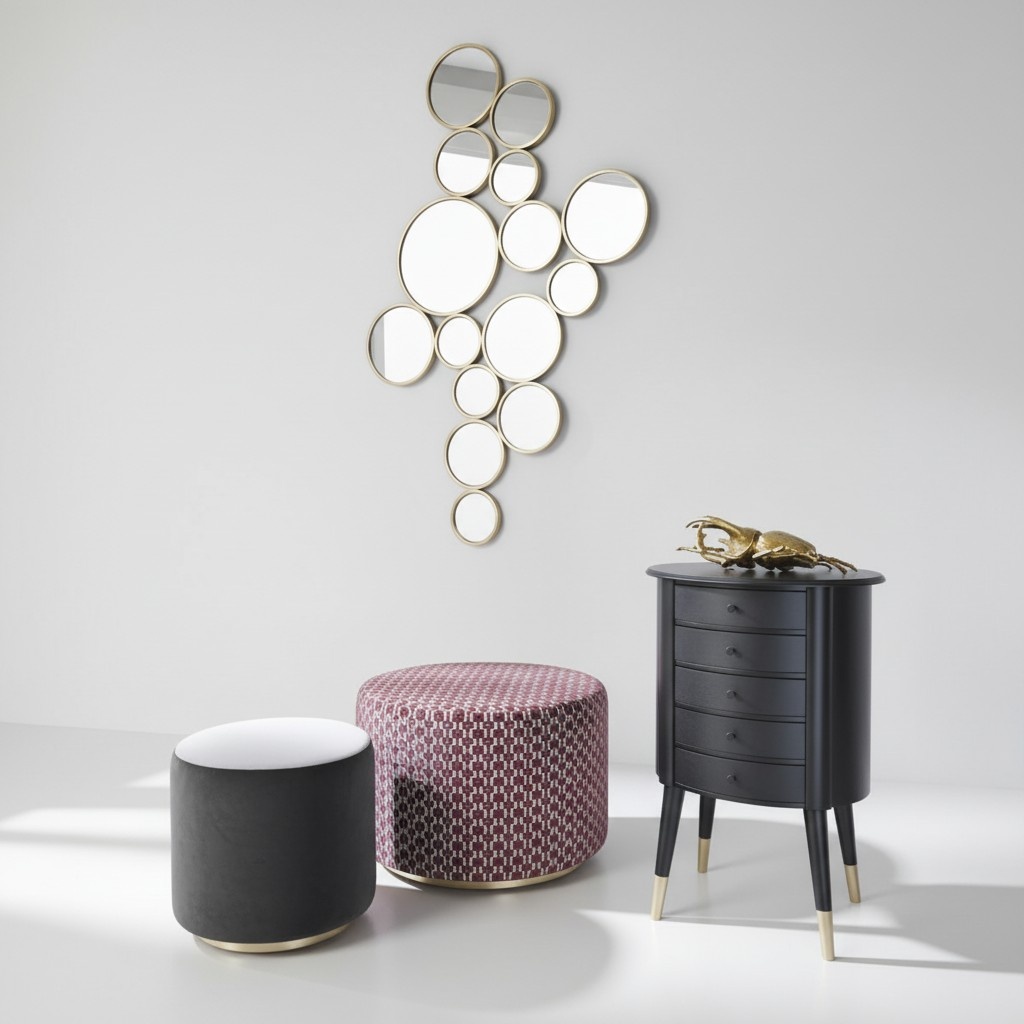 Kommode Hocker Nachttisch Sitzhocker Kommoden Kaffeetisch Set