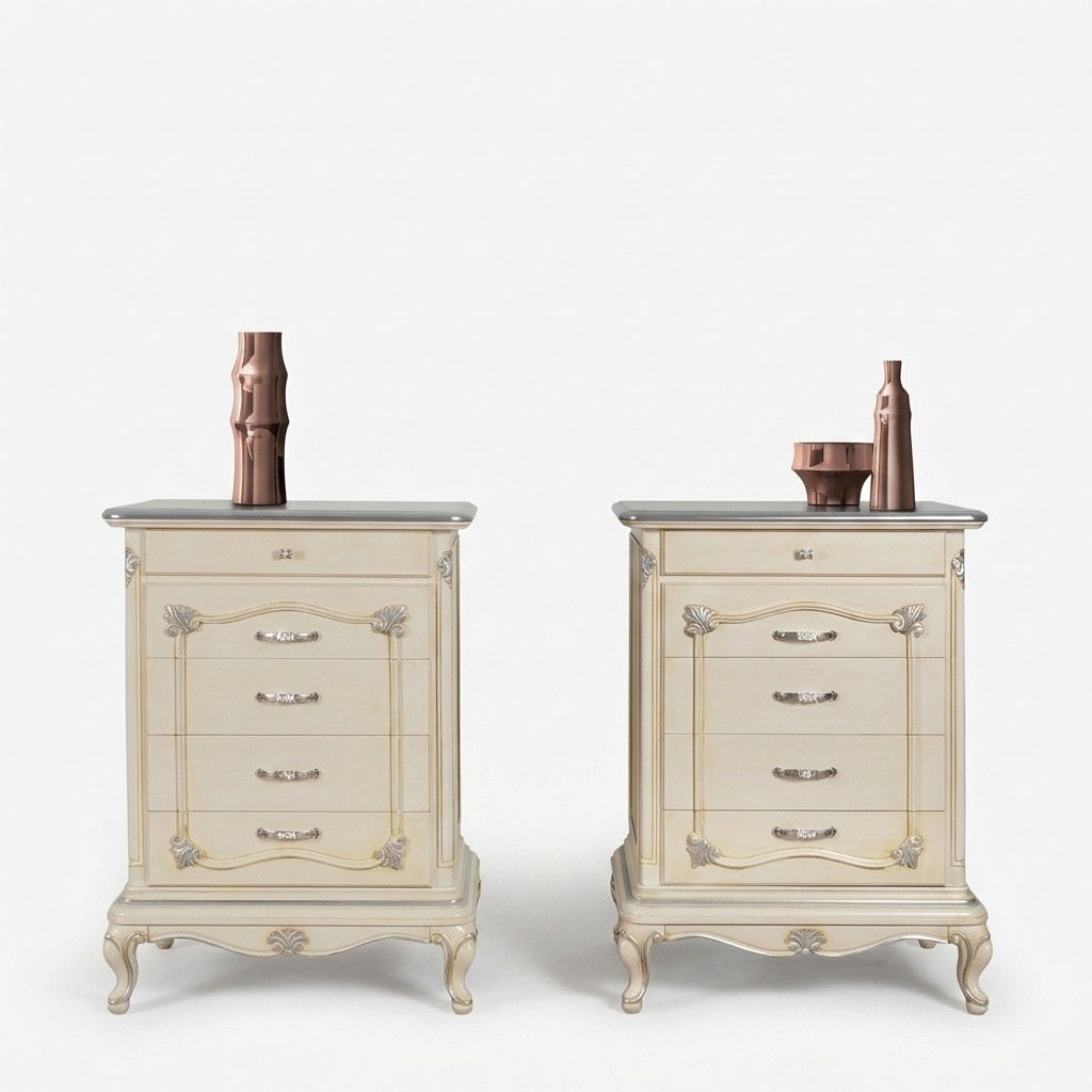 Kommode Holz Sideboard Schrank Schränke Italien Kommoden Wohnzimmer Hochschrank