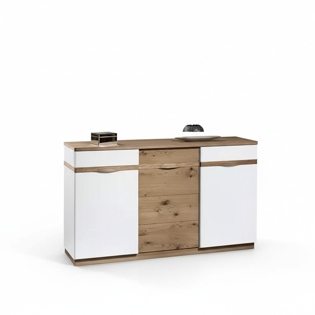 Kommode mit 4 Schubladen Sideboard Wohnzimmer Schubladenschrank Design