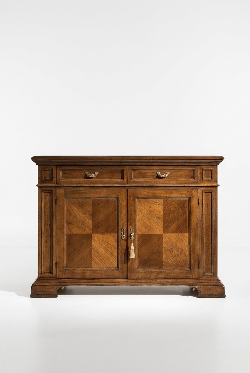 Kommode mit Spiegel Konsole Möbel Kommoden Schrank Design Sideboard 2tlg.