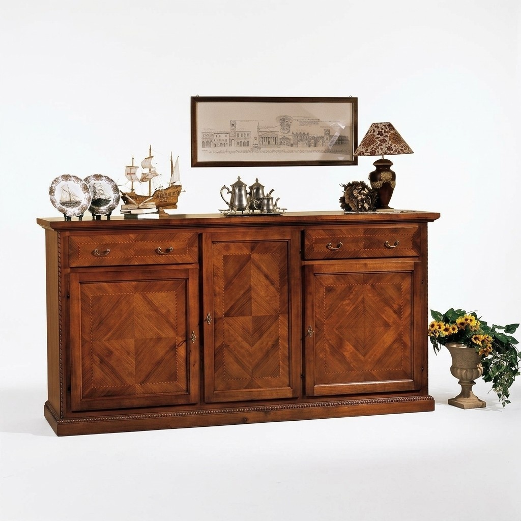 Kommode Schubladen Holz Sideboard Schrank Schränke Massiv Kommoden Wohnzimmer