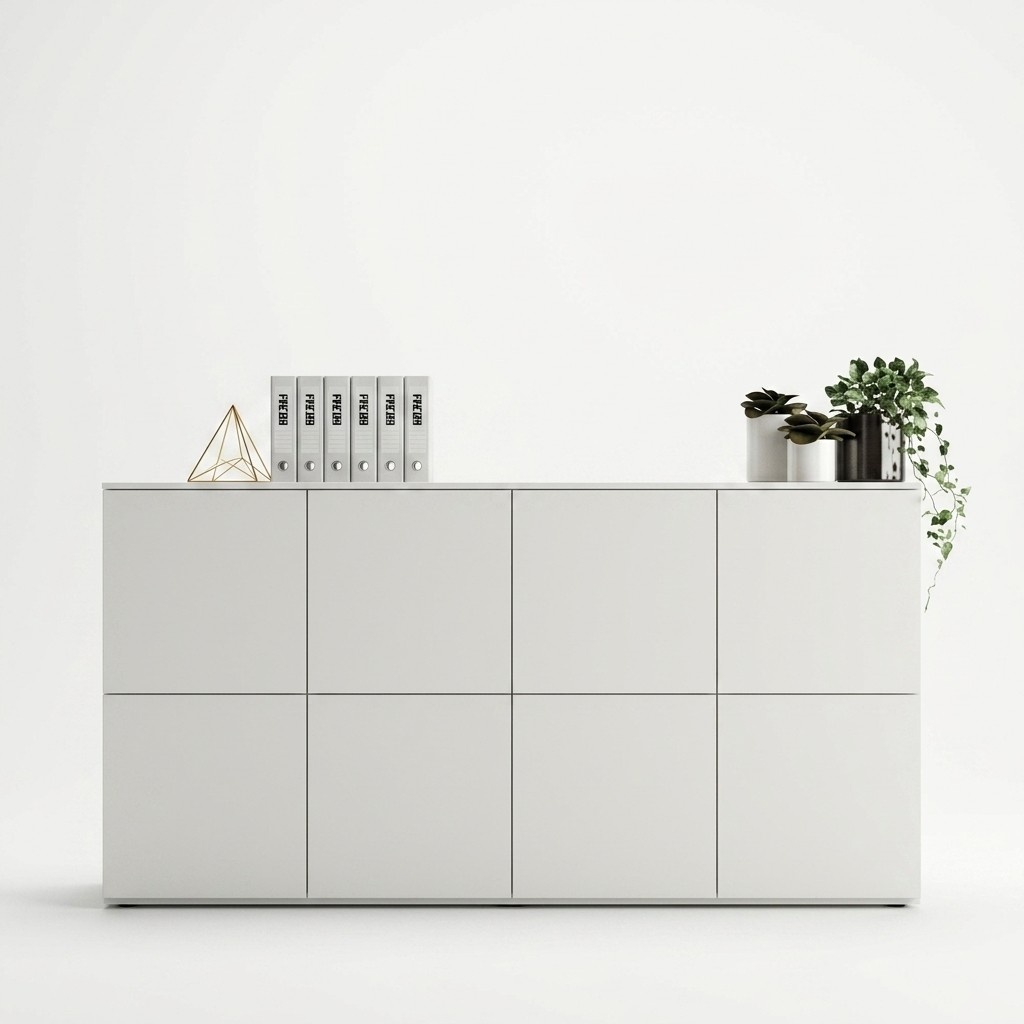 Kommode Sideboard Anrichte Highboard Kommode Weiß Schrank Wohnzimmer Holz Neu