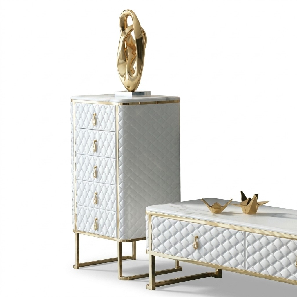 Kommode Sideboard Kommoden Sideboards 5 Schubladen Hochschrank