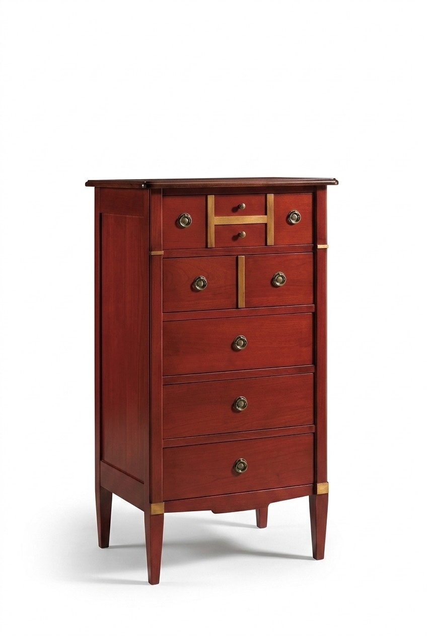 Kommode Wohnzimmer Kommoden Schubladen Holz Sideboard Schrank Schränke Massiv