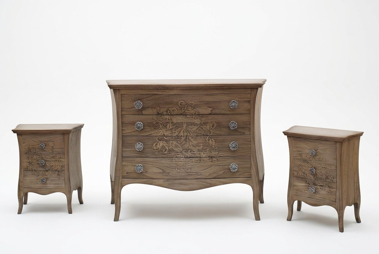 Kommoden Holz Schränke Anrichte Möbel Luxus Kommode Sideboard Schrank Italien