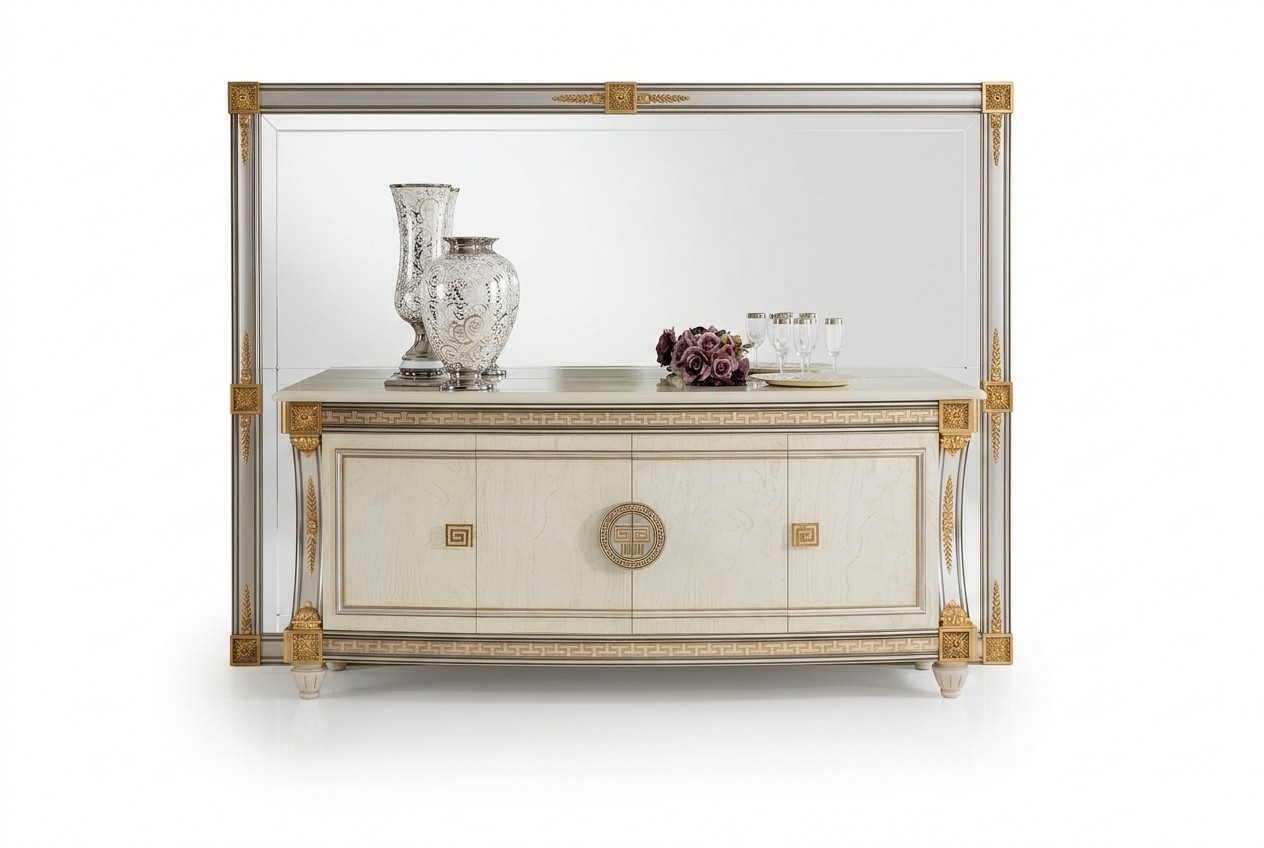 Kommoden Holz Schränke Anrichte Schrank Kommode Sideboard Möbel arredoclassic