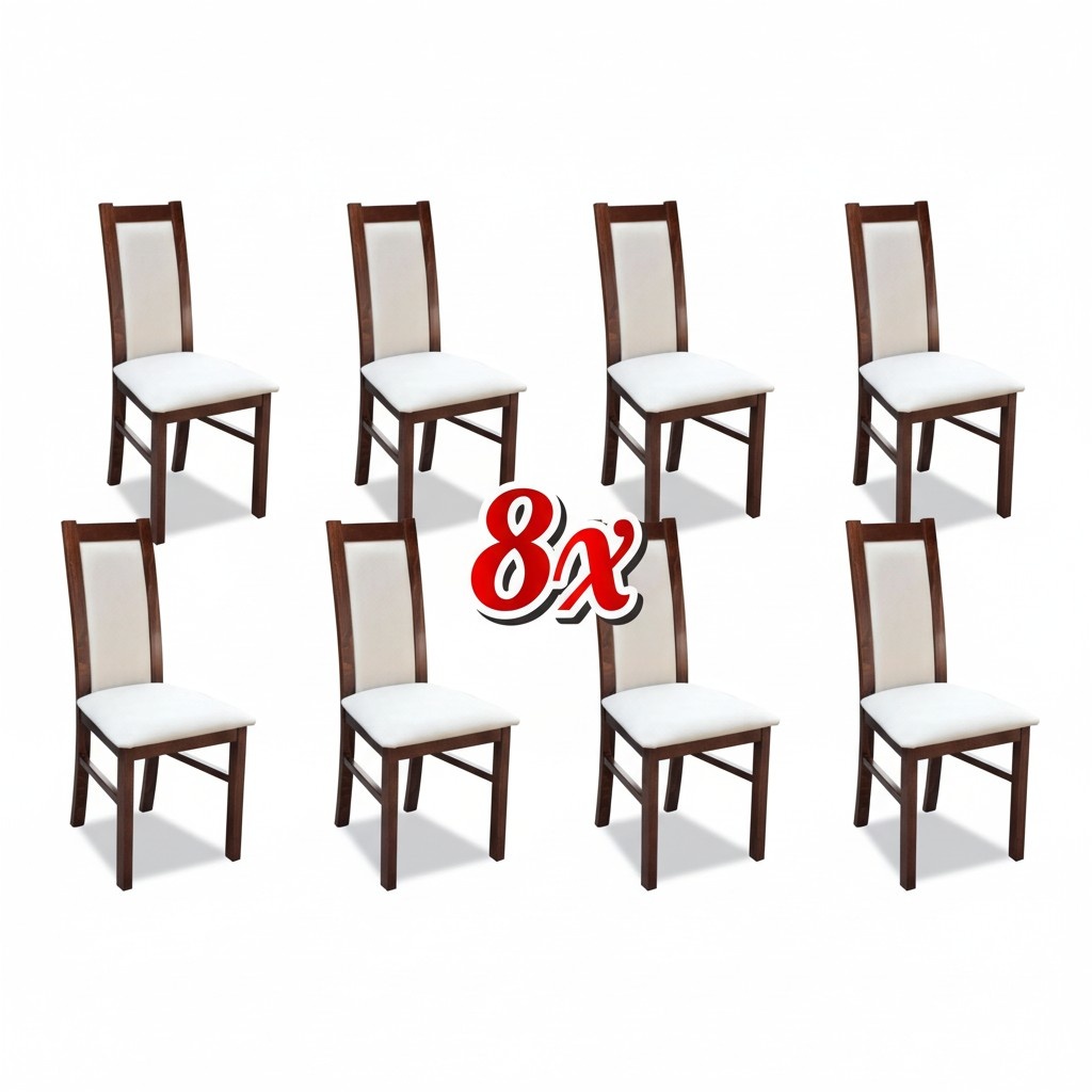 Komplett Gruppe Wohnzimmer 8x Stück Neu Esszimmer Stuhl Set Garnitur Lehn Stühle