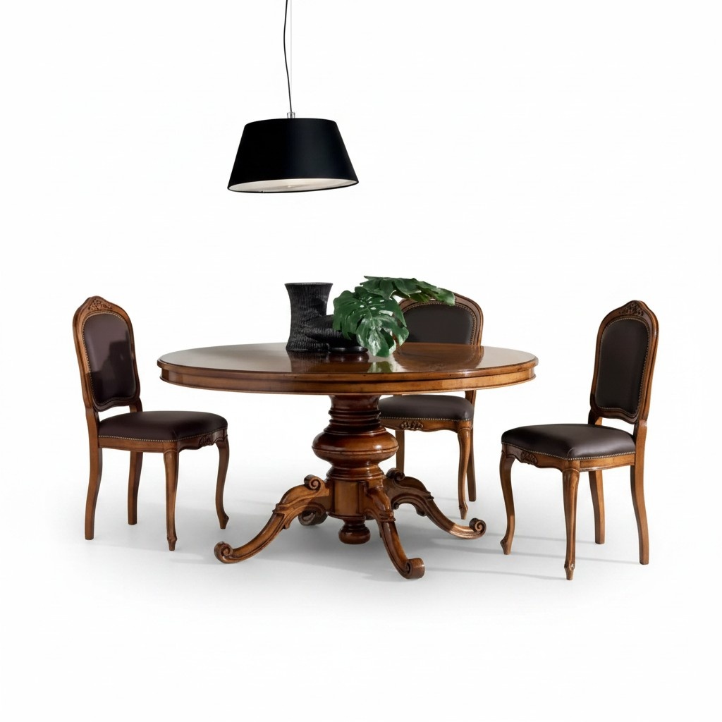 Komplett Set Esstisch 4x Stühle Esszimmer Set Ess Gruppe Holz Tisch 5tlg