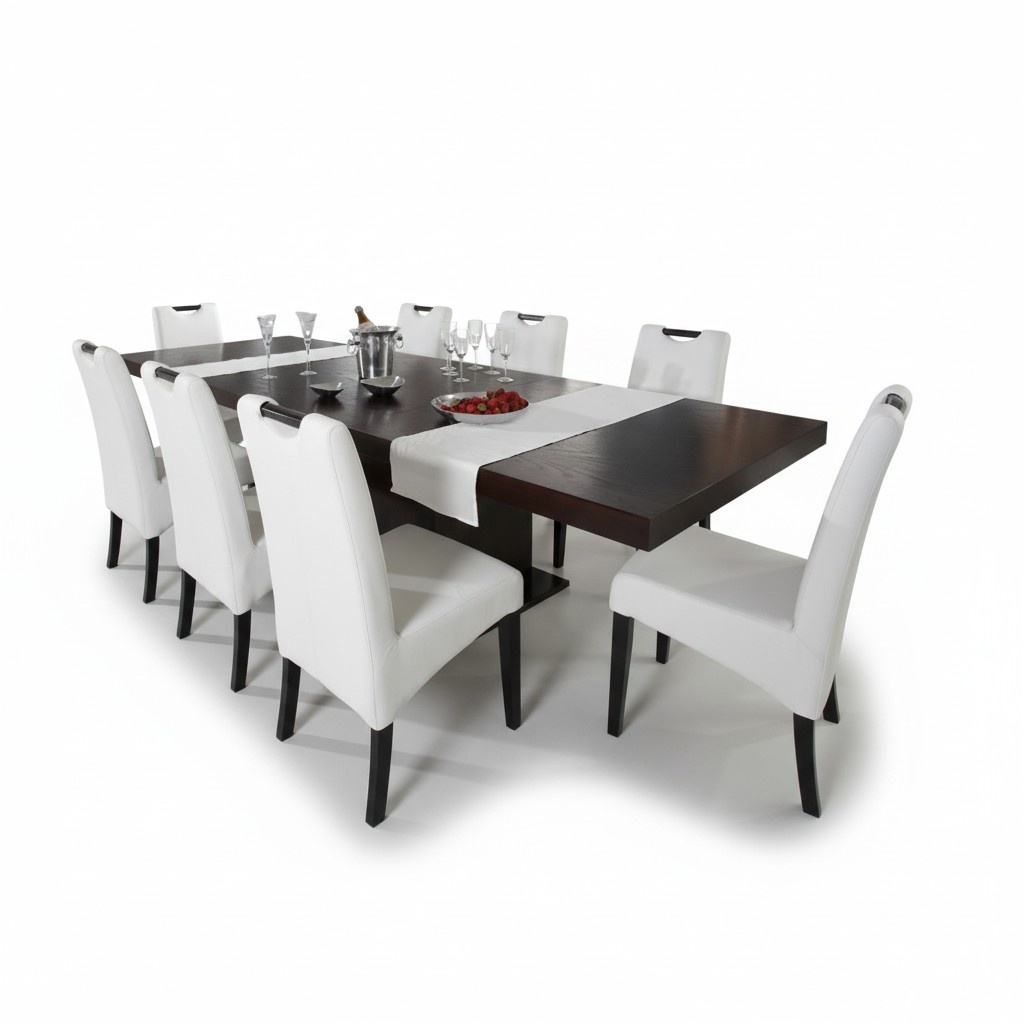 Komplett Set Esstisch + 4 Stühle Esszimmer Set Ess Gruppe Holz Tisch Tische Neu