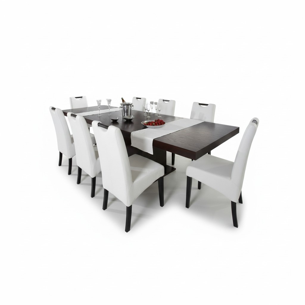 Komplett Set Esstisch + 6 Stühle Esszimmer Set Ess Gruppe Holz Tisch Tische