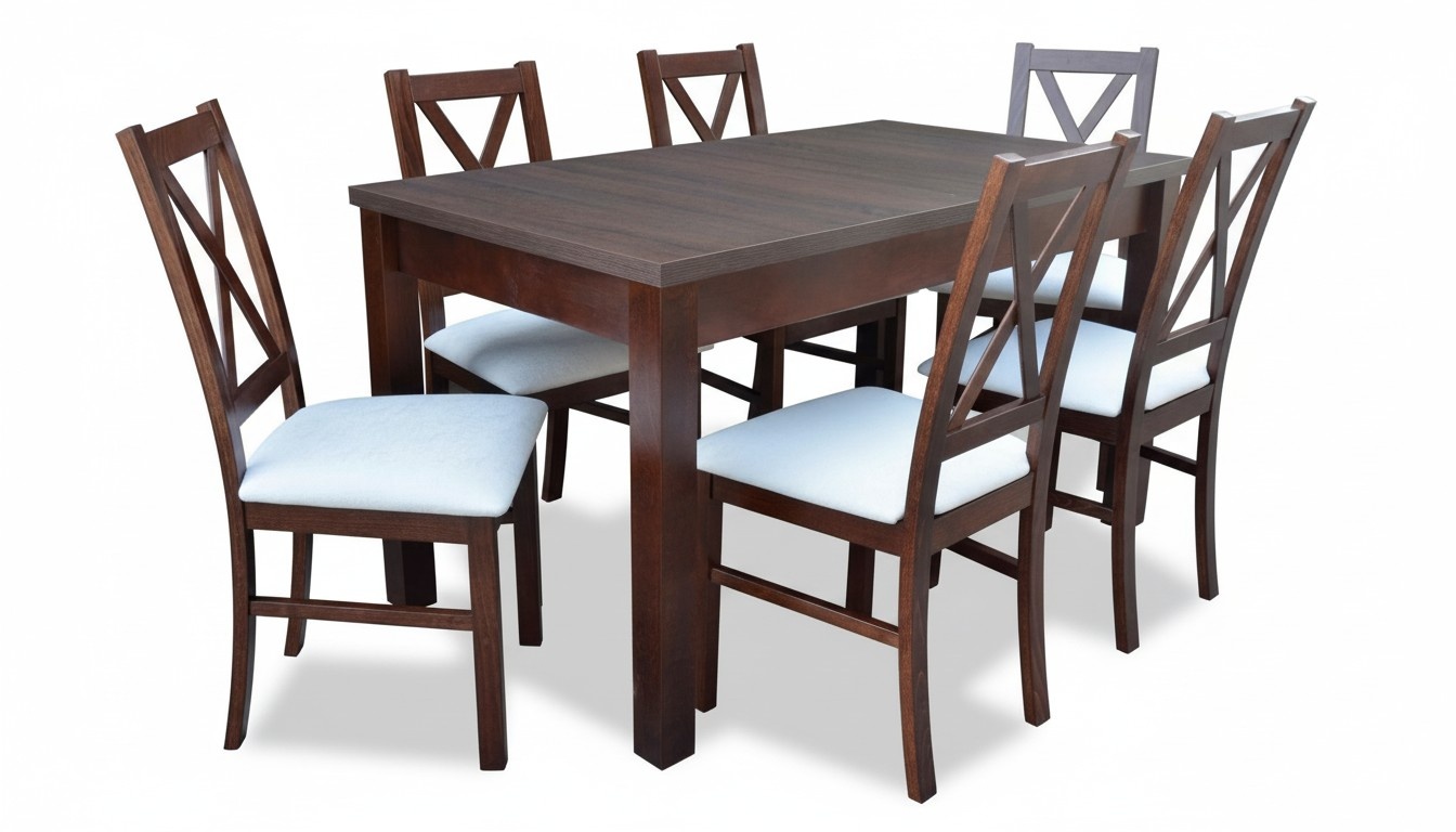 Komplette Esszimmer Garnitur Tisch 6x Lehnstuhl Stühle Luxus Essgruppe Set 7tlg