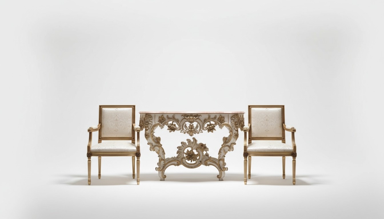 Konsolentisch Couchtisch Couch Holz Tisch Antik Stil Beistelltisch Konsolen Neu