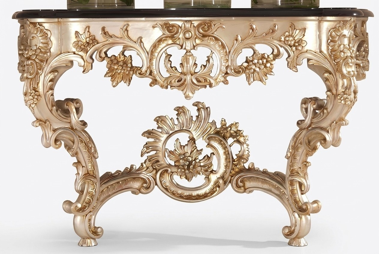 Konsolentische Möbel Konsole Holz italienisches Wohnzimmer Kommode Italienische