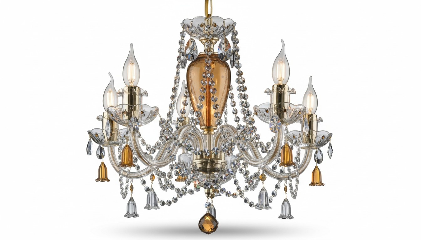 Kristall Kronleuchter Luster Hängeleuchte Leuchte Deckenleuchte Bohemia