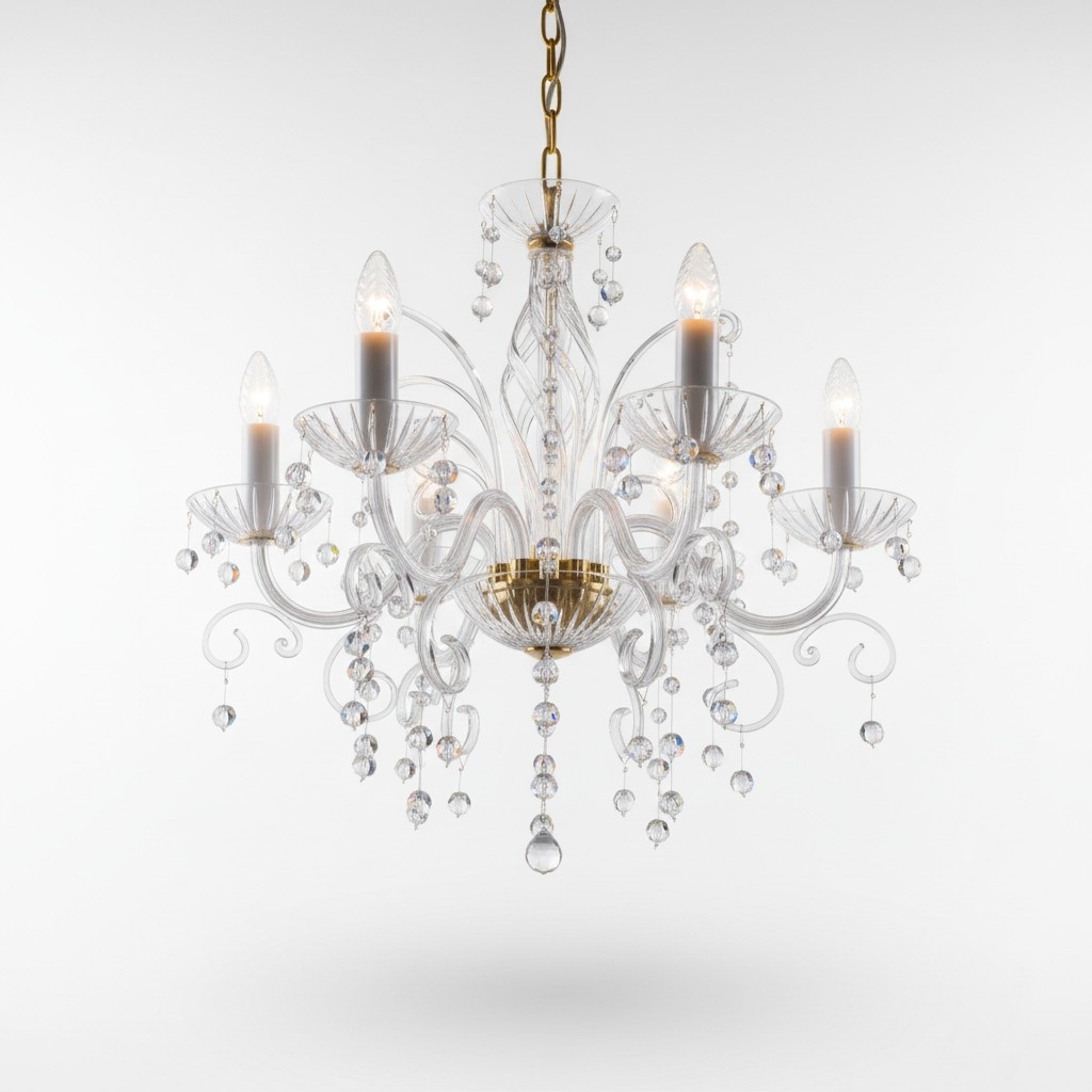 Kristall Kronleuchter Luster Hängeleuchte Leuchte Bohemia Lampe