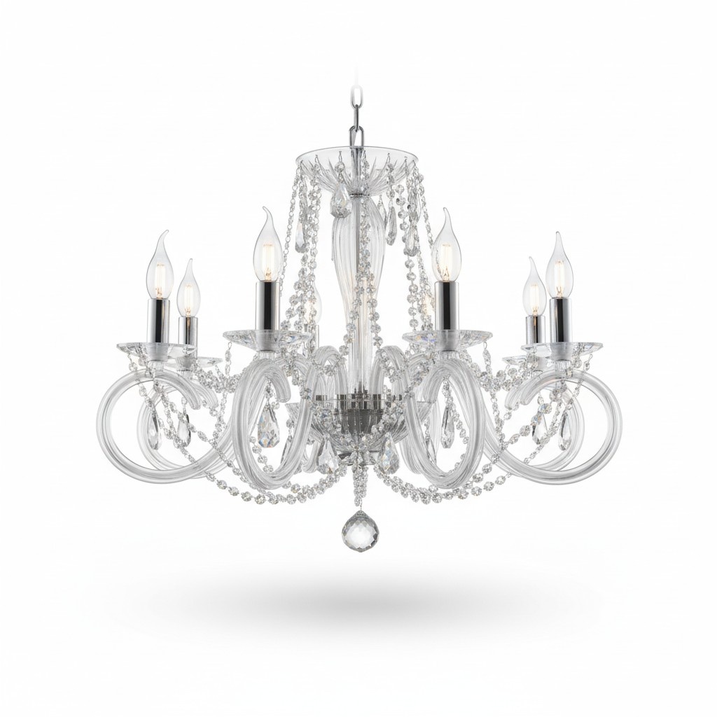 Kristall Kronleuchter Luster Leuchte Deckenleuchte Bohemia Hängeleuchte