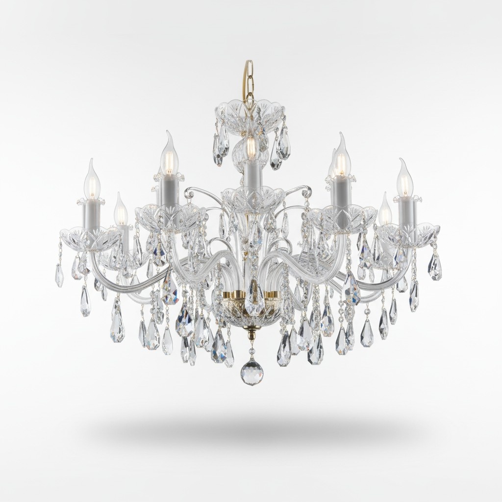 Kristall Kronleuchter Luster Leuchte Bohemia Lampe Deckenleuchte