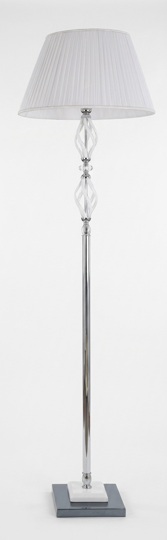 Kristall Stehlampe Standlampe Stand Luxus Leuchten Lampen Lampe Weiß