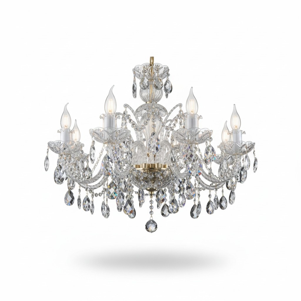 Kron Leuchter Lampe Decken Leuchte Leuchten Lampen Kristall Beleuchtung