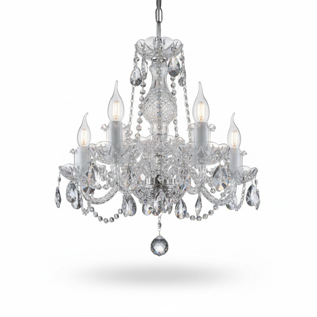 Kronleuchter Decken Leuchte Kristall Neu Bohemia Klassische Lampe