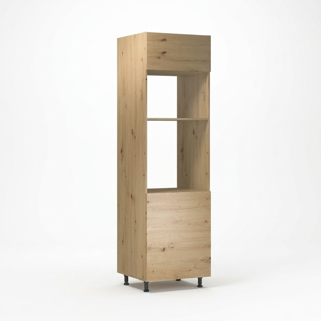Küchenhochschrank für Backofen und Mikrowelle Einbauschrank Küchenschrank