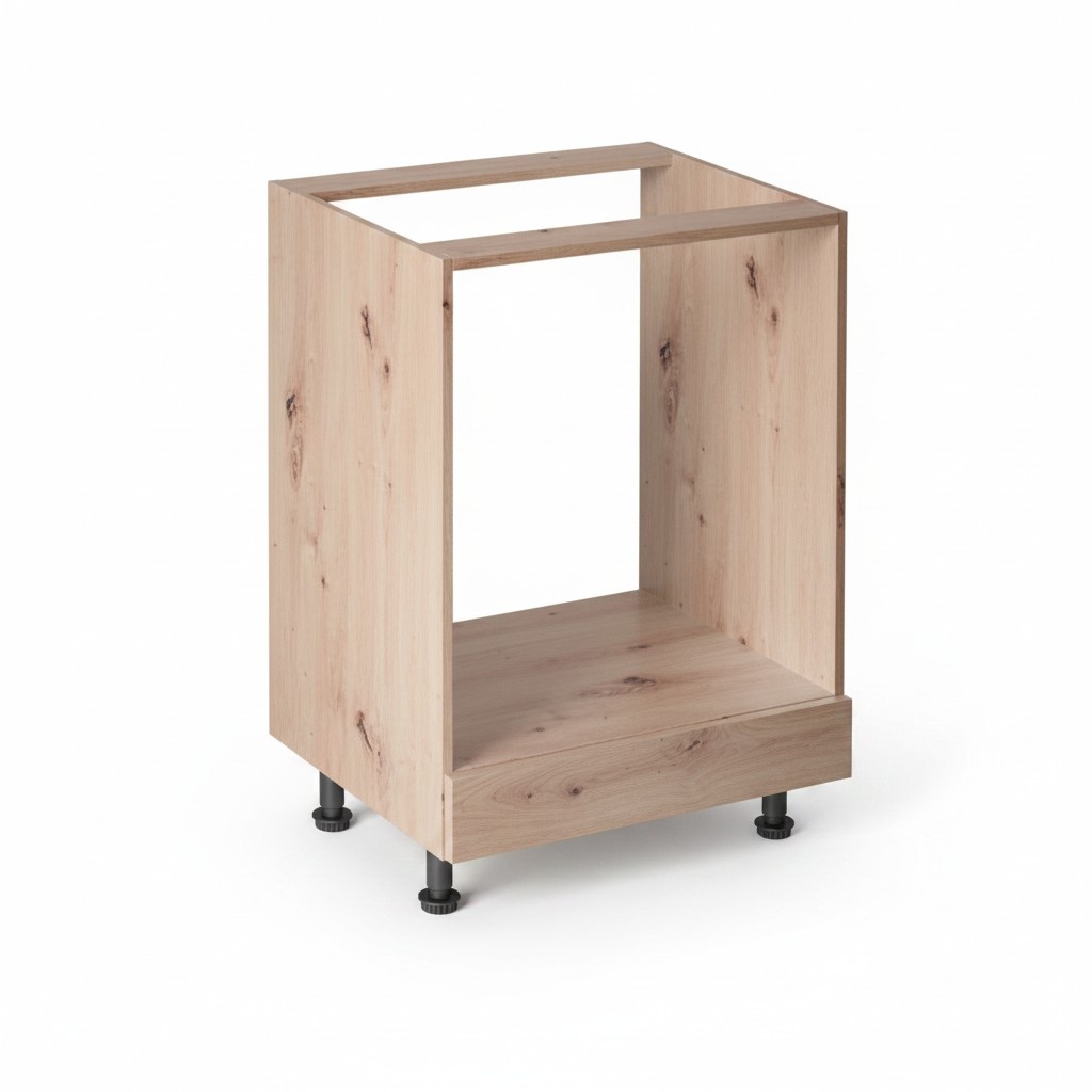 Küchenunterschrank Geräteunterschrank mit Sockelschublade Küchenschrank