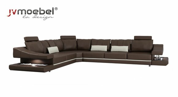 Ecksofa Sofa Couch Polster EckSoga Wohnlandschaft Textil Eck L Form