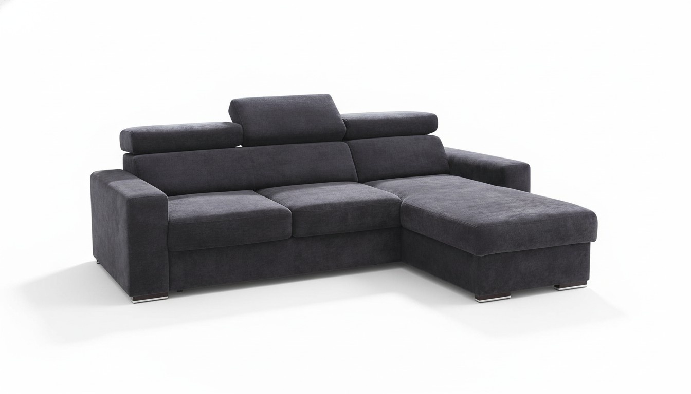 L-Form Stoff Sitz Garnitur Designer Wohnlandschaft Ecksofa Textil Couch