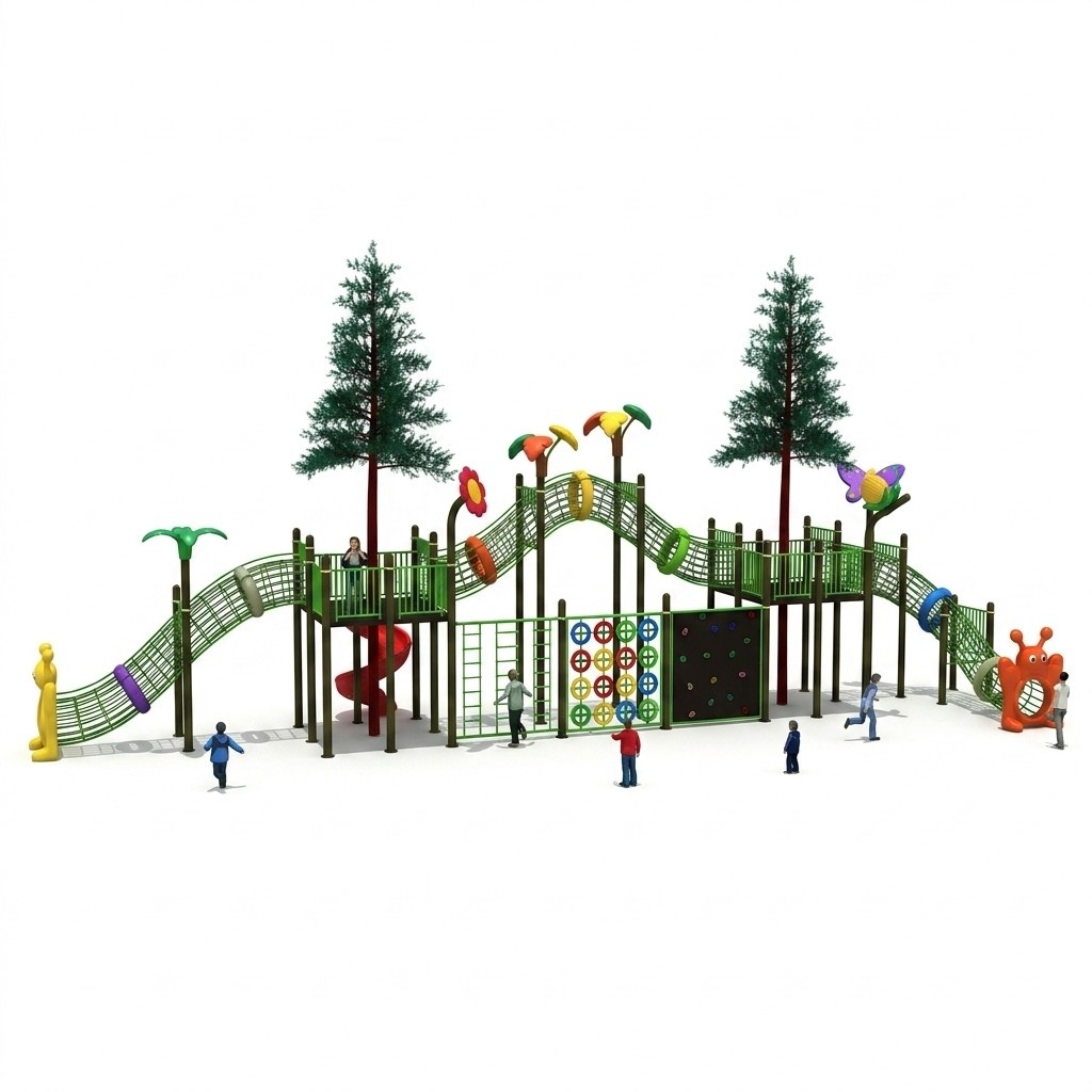 Labyrinth des Sportkomplexes Kletterwand Unterhaltung für Kinder Spielplätze