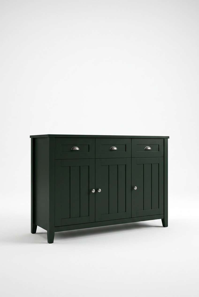 Landhaus Grün Kommoden aus Holz Sideboard Anrichte Hochschrank Kommode Anrichte