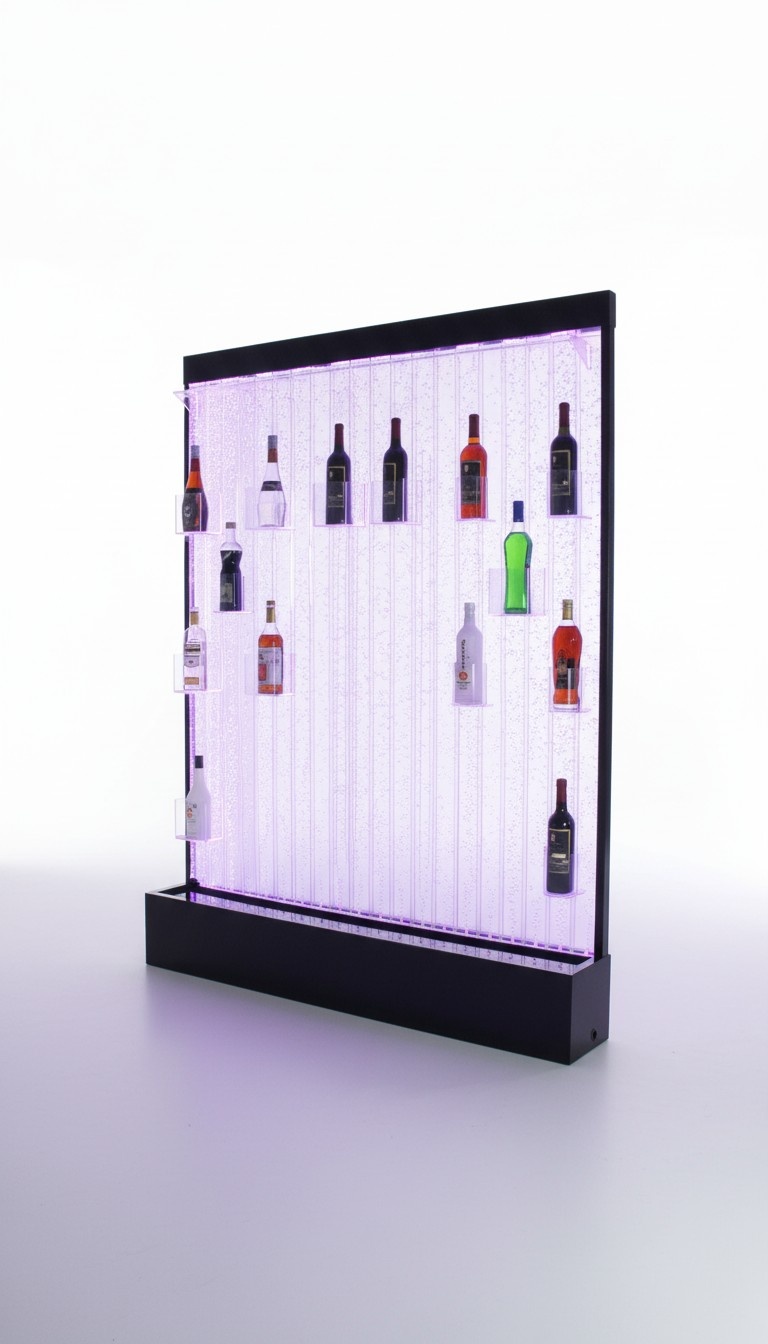 Led Wasser Wand Bar Regal Säule Wassersäulen Theke Regale Designer
