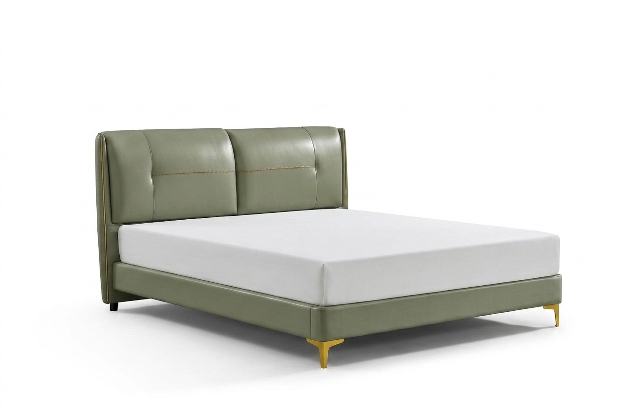 Leder Bett Polster Design Luxus Doppel Hotel Schlaf Zimmer Betten Design