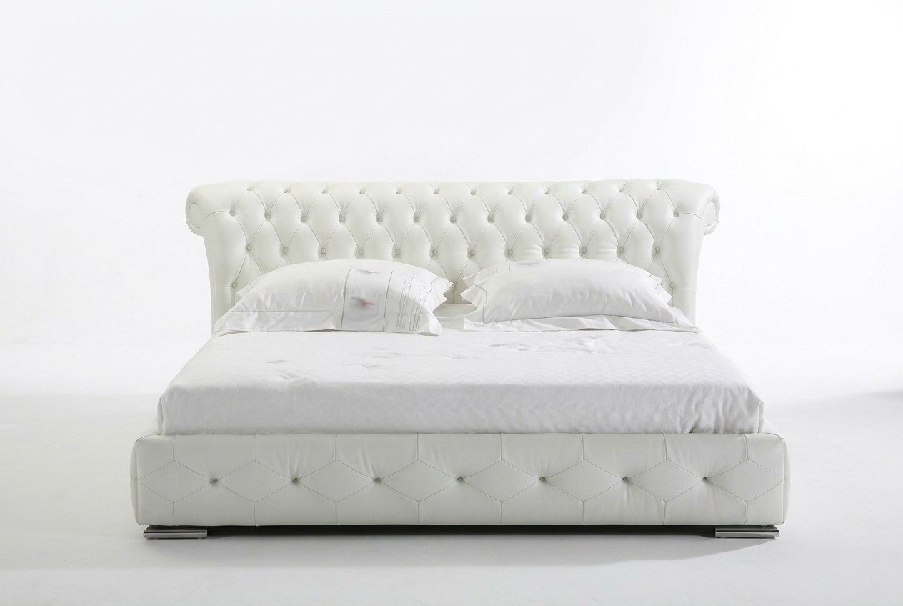 Leder Bett Polster Design Luxus Doppel Hotel Schlaf Zimmer Betten Chesterfield